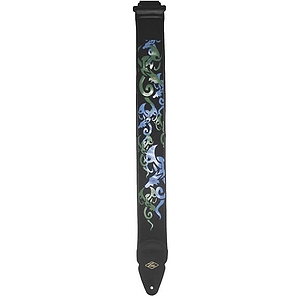 LM PS25DR PS Slider Tribal Dragon Guitar Strap