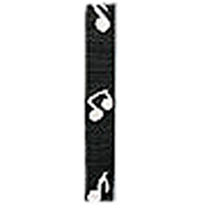 LM Products Adjustable 2" Guitar Strap - Musical Notes Design