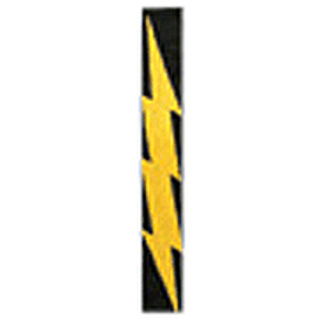 LM Products Adjustable 2" Guitar Strap - Lightning Bolt Design