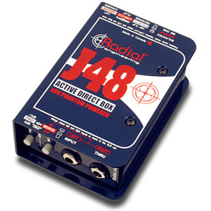 Radial Engineering J48 Phantom Powered Active Direct Box