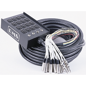 RMS Audio Snake - 16 Channels (12 in, 4 out)