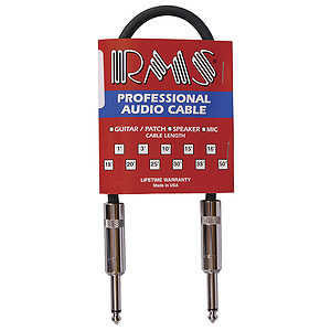 RMS 1' Shielded Guitar Cable
