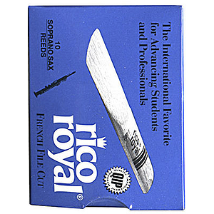 Rico Royal Soprano Sax Reeds - Thickness: 3 (box of 10)
