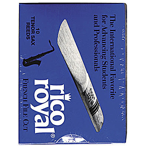 Rico Royal Tenor Sax Reeds - Thickness: 4 (box of 10)