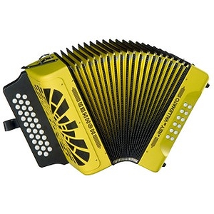 Hohner RVGO El Rey Del Vallenato Accordion - Orange