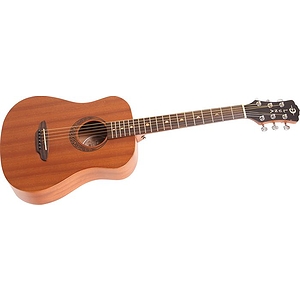 Luna Guitars Muse Safari Series Mahogany 3/4 Size Travel Acoustic Guitar Natural