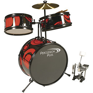 Percussion Plus SD1 3-piece Children's Mini-Drumset - Swirl