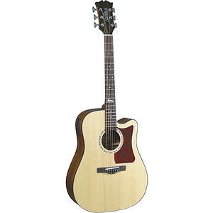 Sierra Alpine Acoustic Electric Cutaway Guitar - Natural Gloss