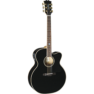 Sierra SJ88CEBK Tahoe Series Acoustic-Electric Guitar - Black