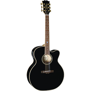 Sierra SJS98CEBK Tahoe Series Acoustic-Electric Guitar - Black