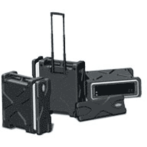 SKB Roll X Rack Case w/Wheels and Handle - 4 Space