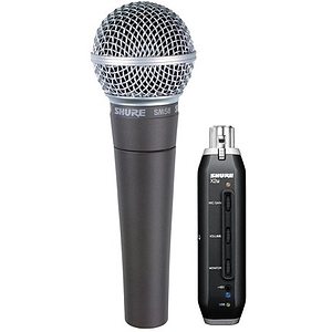 Shure SM58 Vocal Microphone with USB Covnerter