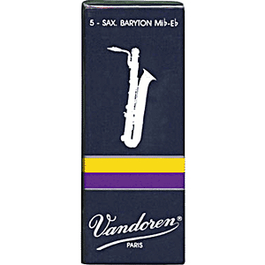 Vandoren Traditional Series Baritone Sax Reeds - thickness: 4 - box of 5