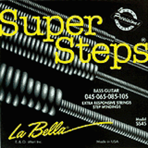 La Bella Super Steps 5-string Bass Guitar Strings - Standard Light, 1 set