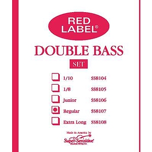 Super-Sensitive Upright Bass Strings - 1/2-size, 1 set