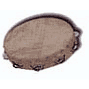 10" Tambourine - Wood Shell