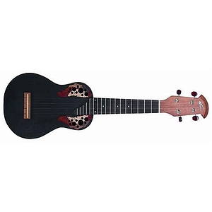 Applause UAE20 Acoustic-electric Deluxe Soprano Ukulele Black Stain