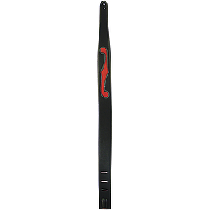 LM 2.25" Ultra Soft Leather Guitar Strap with F Hole
