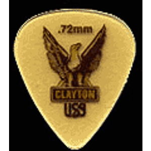 Clayton Ultem Gold Standard Picks, bag of 48 - .107mm