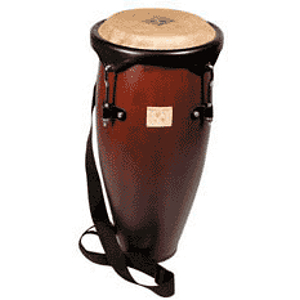 Latin Percussion Caribe Portable Conga Drum - Dark Wood Finish