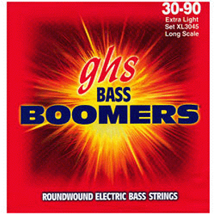 GHS XL3045 Bass Boomers Electric Bass Guitar Strings - Extra Light Gauge