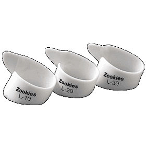Dunlop Zookies Fingerpicks - Large 30°, pack of 10