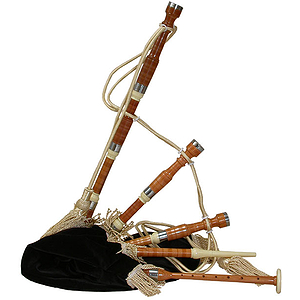 Bagpipe, Miniature, Cocus, Black Cover