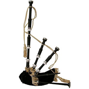 Bagpipe, Black Rosewood, Black Cover