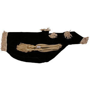 Bagpipe Cover & Cord, Black