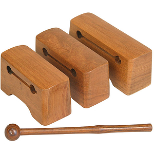 Wooden Blocks, Set of 3, Beater