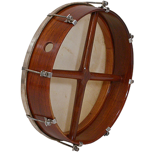 Bodhran, 14"x3.5", Tune, Rosewood, Cross