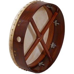 Bodhran, 14"x3.5", Tune, Rosewood, Cross