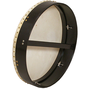 Bodhran, 18"x3.5", Tune, Black, Single