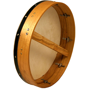 Bodhran, 18"x3.5", Tune, Mulberry, Sngl