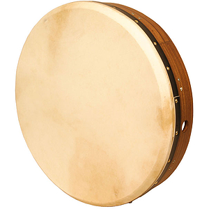 Bodhran, 18", Tune, Rswd, Soft, Cross