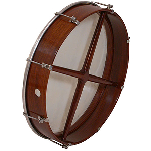 Bodhran, 18", Tune, Rosewood, Fiberskyn