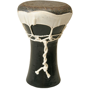 Doumbek, Ceramic, 5"x8", Black