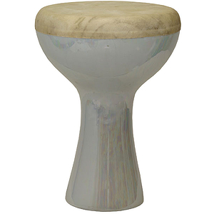 Finger Ceramic Doumbek, White