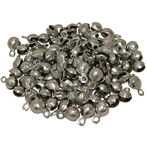 Clam Bell, Nickeled, Plain, 100 Count