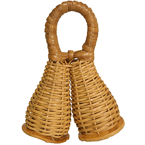 Caxixi Duas Cabaca, 4 1/4" Height