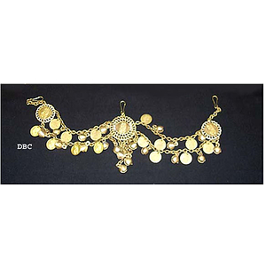 Drape, Brass, Coins
