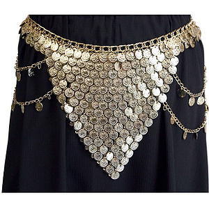 Dance Belt, V-Shaped, Gold Color