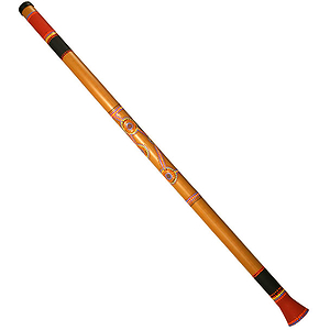 Didgeridoo, PVC, Hand Painted Geometric