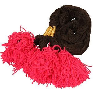 Dhol Fringe, 3 Pc., Solid Color