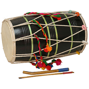 Dhol, Goatskin Heads