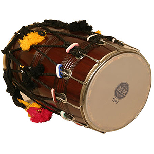 Dhol, Synthetic and Goatskin Heads
