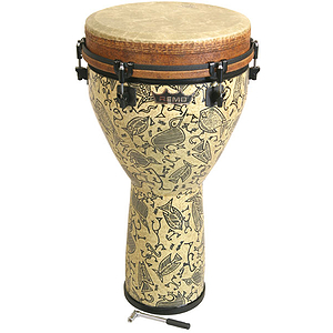 Remo Djembe, Key, 12" X 24", Fossil