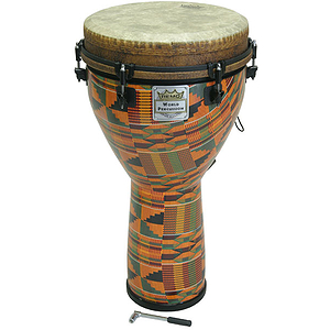 Remo Djembe, Key, 12" X 24, Kinte Kloth