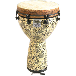 Remo Djembe, Key, 14" X 25", Fossil