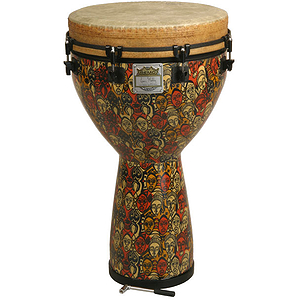 Remo Djembe, Key, 14" X 25", Multi-Mask
